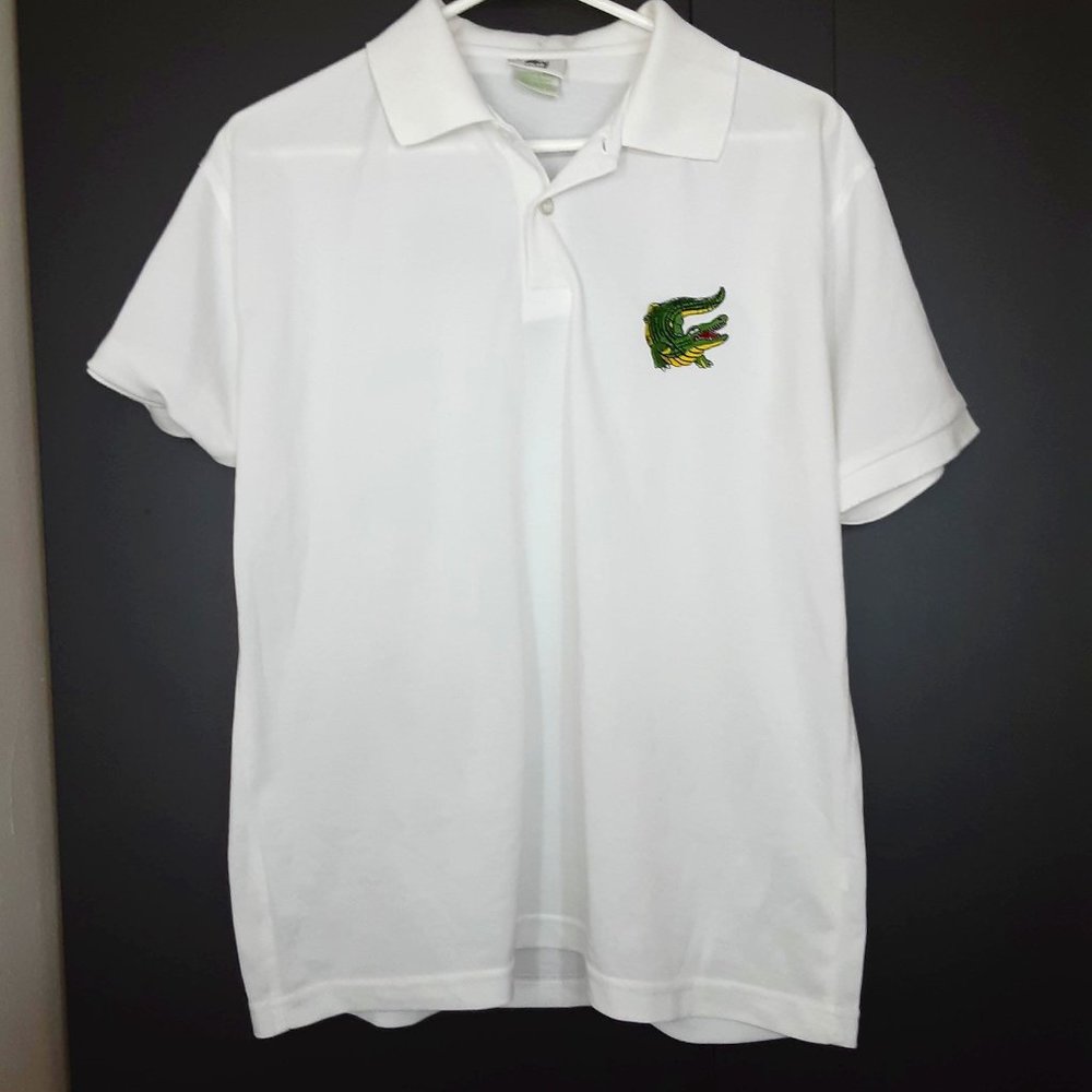 Lacoste Size 4 White Polo Shirt